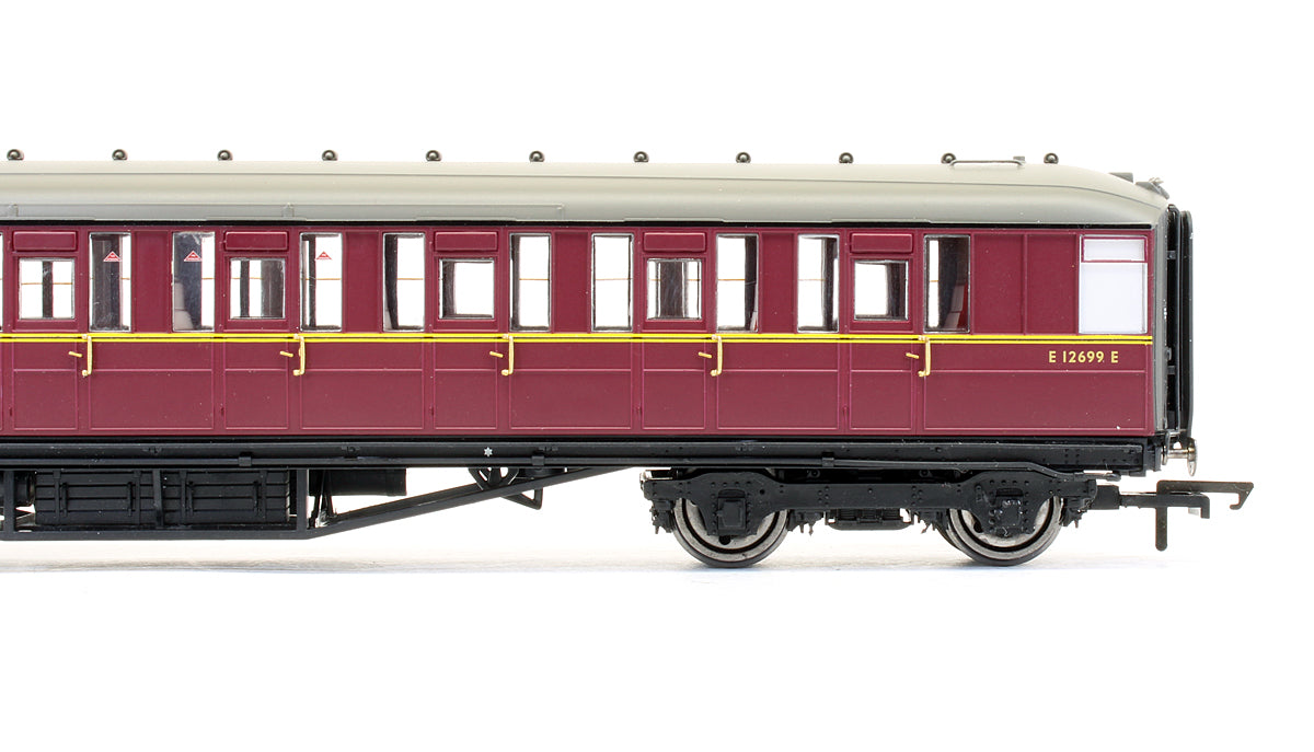 Pre-Owned BR Maroon Gresley 61ft 6in Corridor 3rd Class Coach 'E 12699 E'