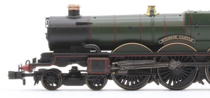 372-035SF GWR 4073 'Castle' 4082 'Windsor Castle' GWR Lined Green (Shirtbutton) Steam Locomotive - DCC Sound