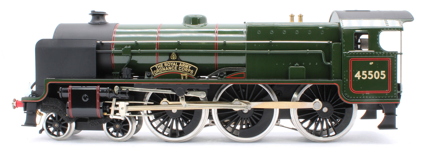 E/42-G1 Patriot Class "Royal Army Ordnance Corps" 4-6-0 BR Gloss Lined Green No. 45505 Steam Locomotive