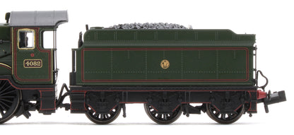 372-035SF GWR 4073 'Castle' 4082 'Windsor Castle' GWR Lined Green (Shirtbutton) Steam Locomotive - DCC Sound