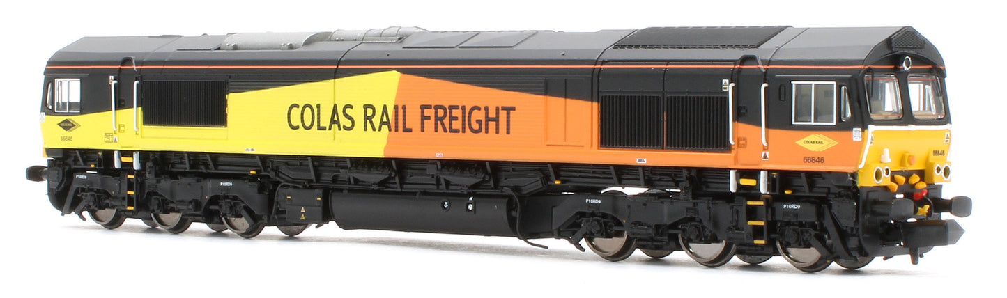 2D-066-009 Class 66 66846 Colas Rail Diesel Locomotive