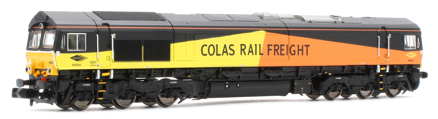 2D-066-009S Class 66 66846 Colas Rail Diesel Locomotive - DCC Sound