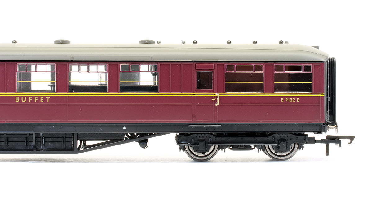 Pre-Owned BR Maroon Gresley 61ft 6in Buffet Car 'E 9132 E'