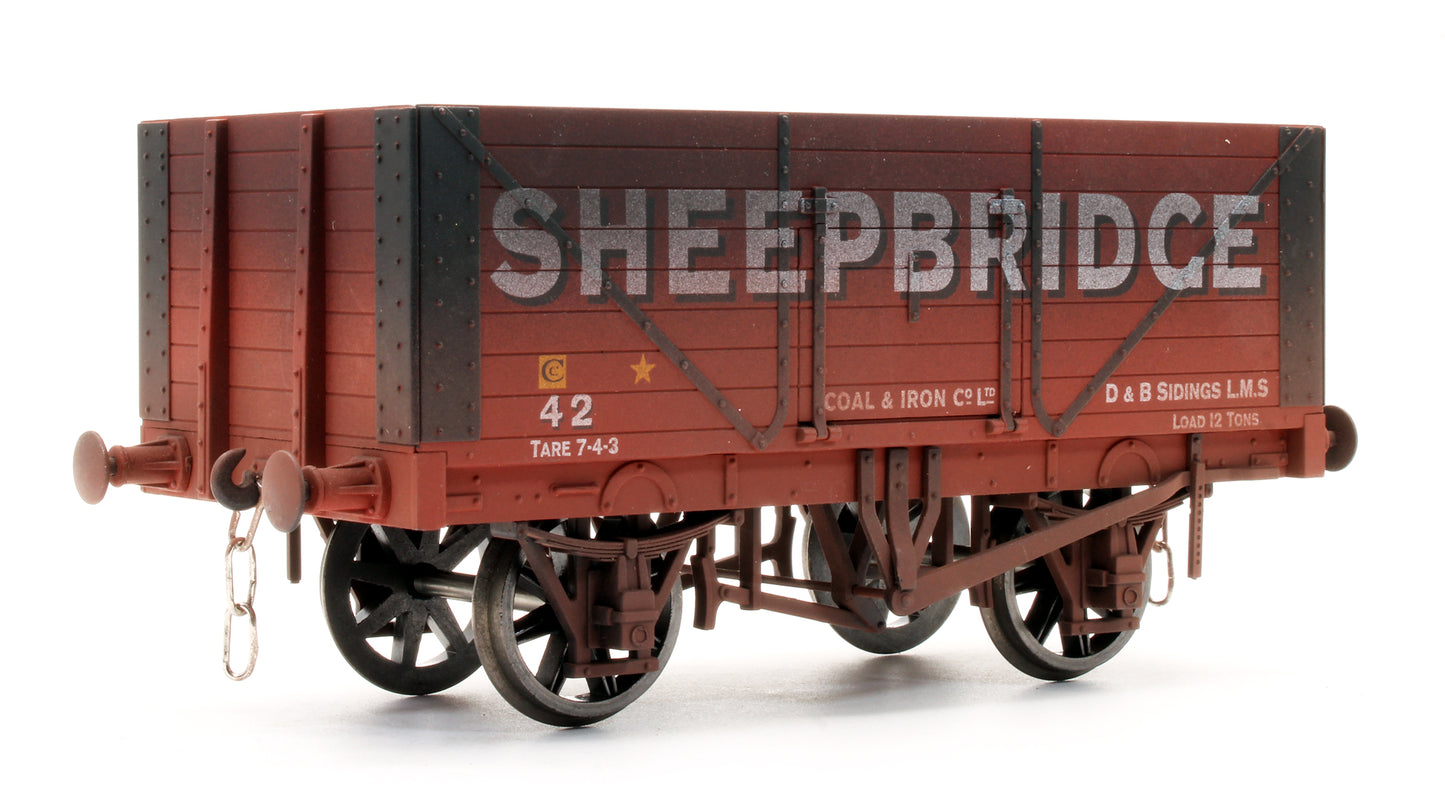 Pre-Owned 'Sheepbridge' 8 Plank Open Wagon No.42 (Weathered)