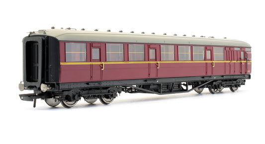 Pre-Owned BR Maroon Gresley 61ft 6in Corridor Brake Coach 'E 10101 E'