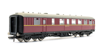 Pre-Owned BR Maroon Gresley 61ft 6in Buffet Car 'E 9127 E'