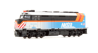 Pre-Owned F40PH Chicago Metra New Paint Village Of Schaumburg Diesel Locomotive - Road #181