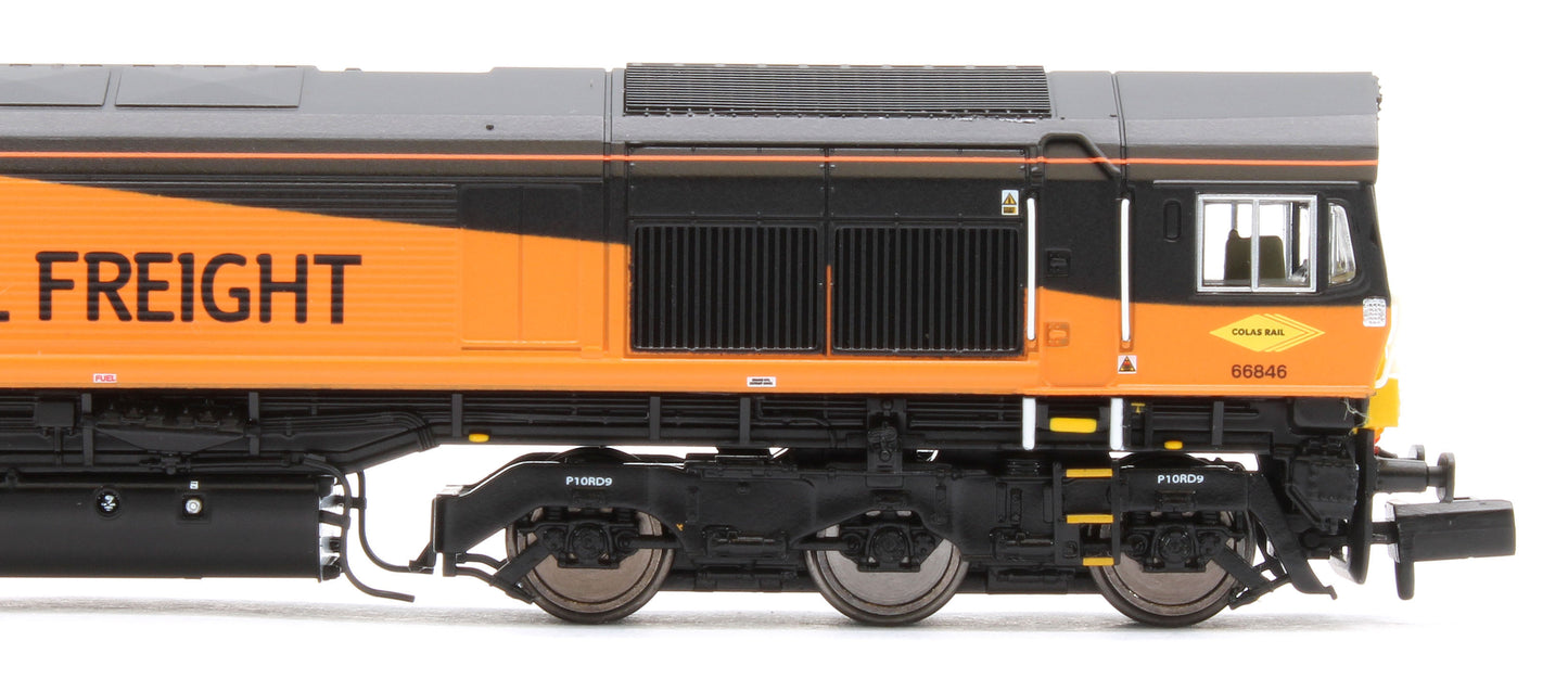 2D-066-009 Class 66 66846 Colas Rail Diesel Locomotive