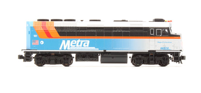 Pre-Owned F40PH Chicago Metra New Paint Village Of Schaumburg Diesel Locomotive - Road #181