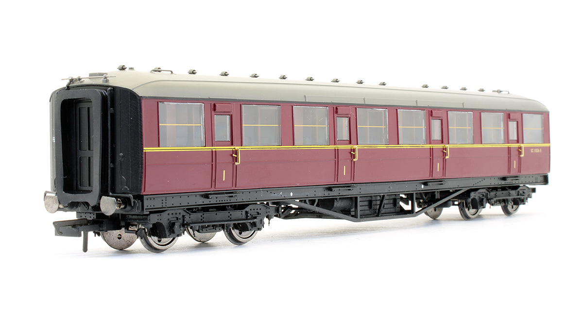 Pre-Owned BR Maroon Gresley 61ft 6in 1st Class Coach 'E 11026 E'