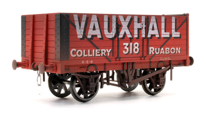 Pre-Owned 'Vauxhall Ruabon' 7 Plank Open Wagon No.318 (Weathered)