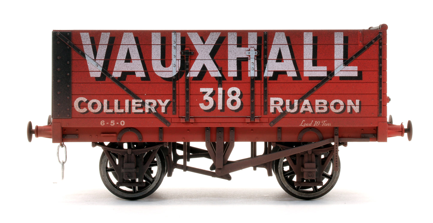 Pre-Owned 'Vauxhall Ruabon' 7 Plank Open Wagon No.318 (Weathered)