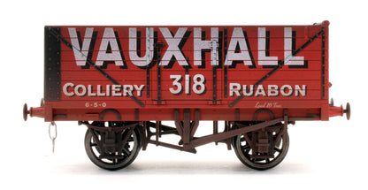 Pre-Owned 'Vauxhall Ruabon' 7 Plank Open Wagon No.318 (Weathered)