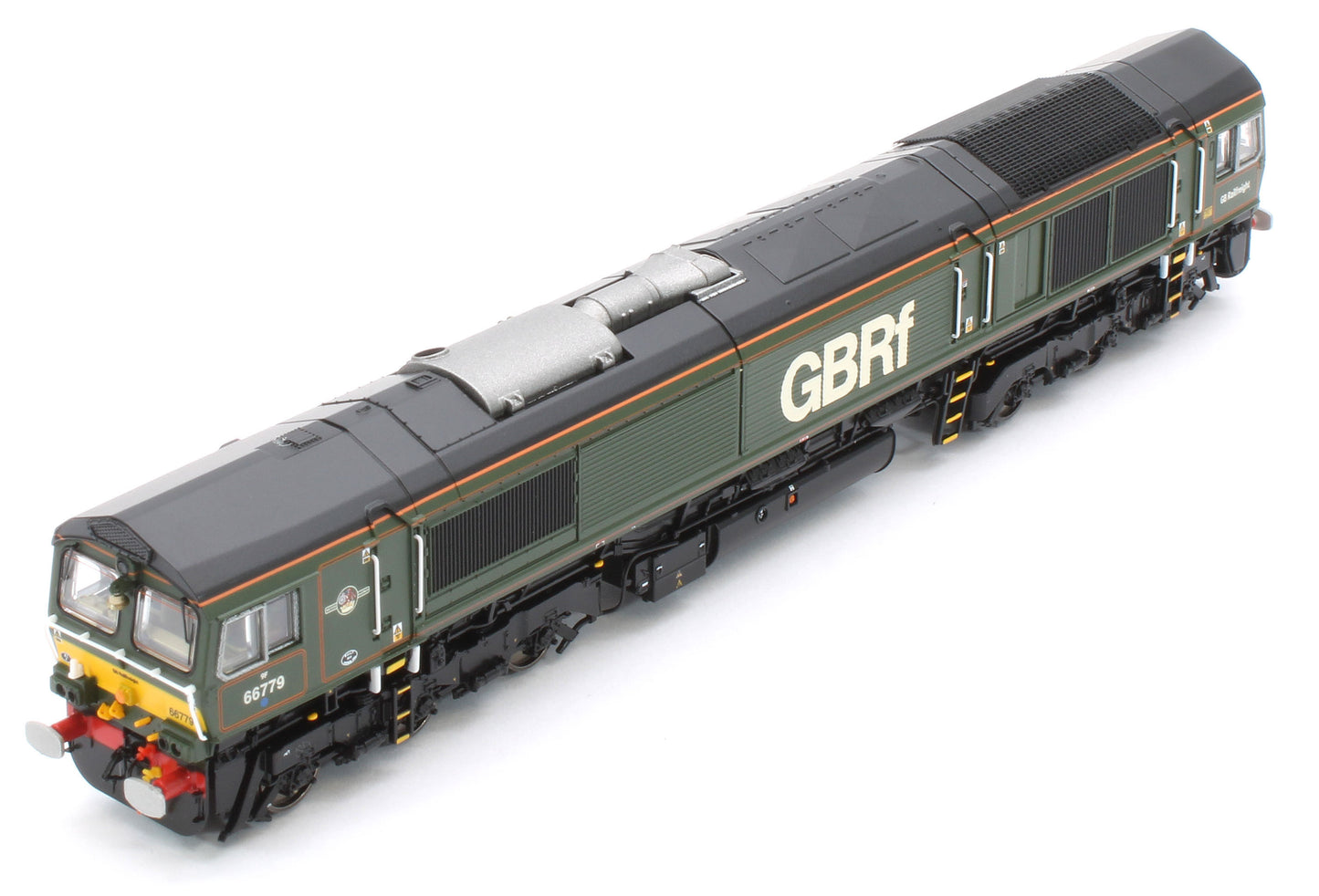 2D-066-007 Class 66 66779 "Evening Star" BR Lined Green Diesel Locomotive
