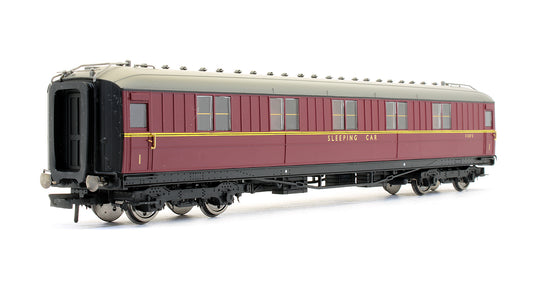 Pre-Owned BR Maroon Gresley 61ft 6in 1st Class Sleeper Coach 'E 1237 E'