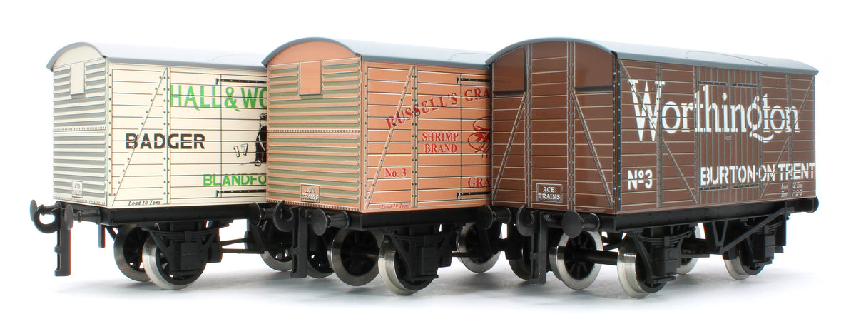 G/2-BV15 Set of 3 Private Owner Beer Wagons - Badger, Worthington, Gravesend