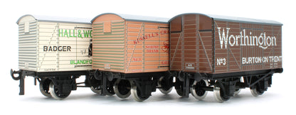 G/2-BV15 Set of 3 Private Owner Beer Wagons - Badger, Worthington, Gravesend