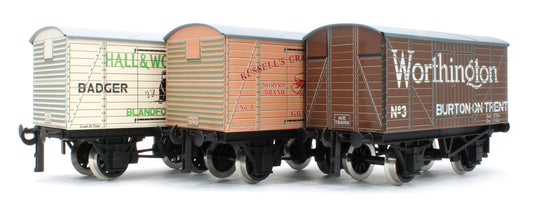 G/2-BV15 Set of 3 Private Owner Beer Wagons - Badger, Worthington, Gravesend