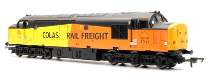 Pre-Owned RailRoad Plus Class 37 Co-Co Colas Rail 37421 Diesel Locomotive (DCC Ready)
