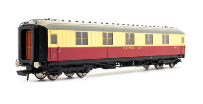 Pre-Owned BR Crimson & Cream Gresley 61ft 6in 1st Class Sleeper Coach 'E 1261 E'