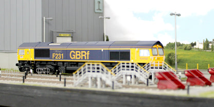 R30534 RailRoad GBRf Class 66 HMS Argyll 66775 Diesel Locomotive