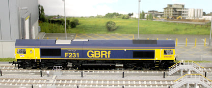 R30534TXS RailRoad GBRf Class 66 HMS Argyll 66775 Diesel Locomotive - DCC Sound