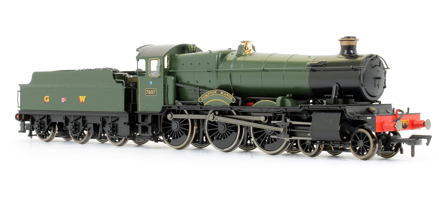 Pre-Owned Compton Manor GWR Green (Post-War GWR Lettering) 78xx Manor Class 4-6-0 Steam Locomotive No.7807