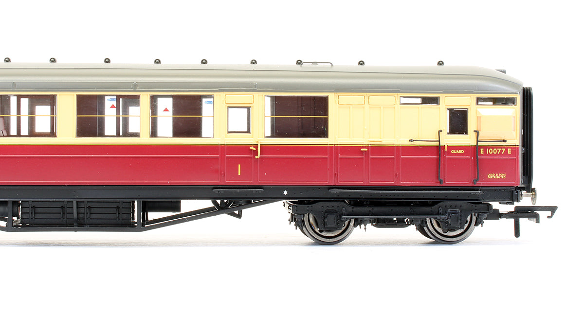 Pre-Owned BR Crimson & Cream Gresley 61ft 6in Corridor Brake Coach 'E 10077 E'