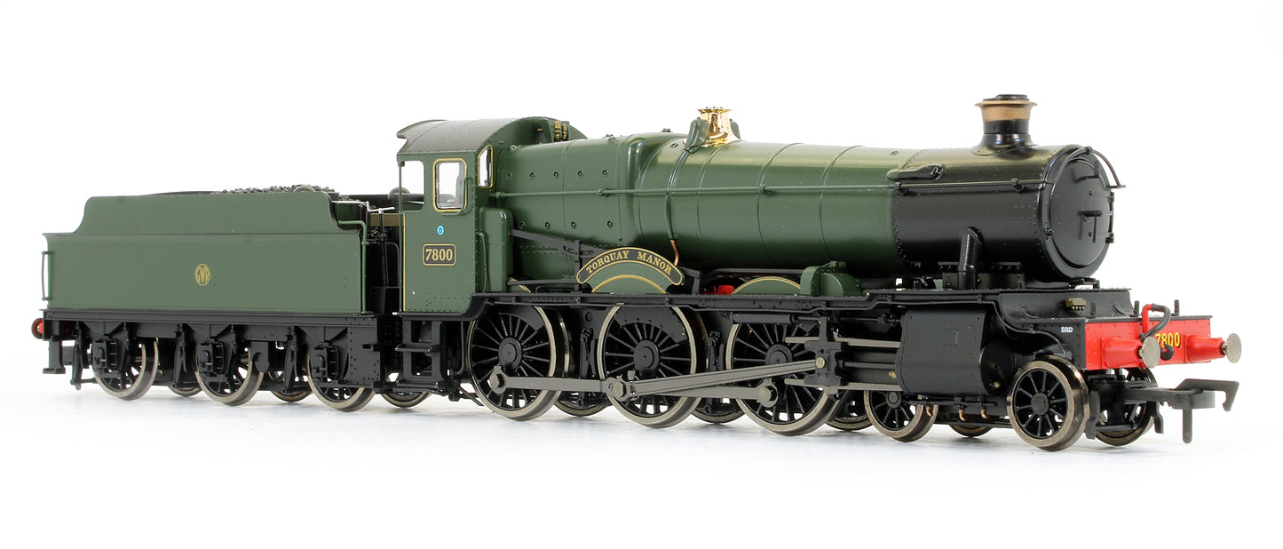 Pre-Owned Torquay Manor GWR Green (Shirtbutton Emblem) 78xx Manor Class 4-6-0 Steam Locomotive No.7800