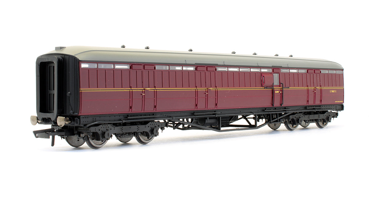 Pre-Owned BR Maroon Gresley (Ex-LNER) 61ft 6in Full Brake Coach 'E 70457 E'