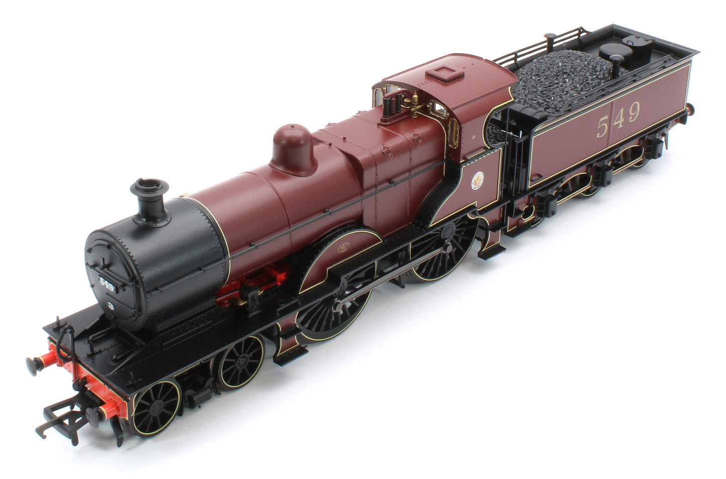 974006 Midland Railway 483 Class 4-4-0 LMS Crimson No.549 (Cabside Roundel) Steam Locomotive