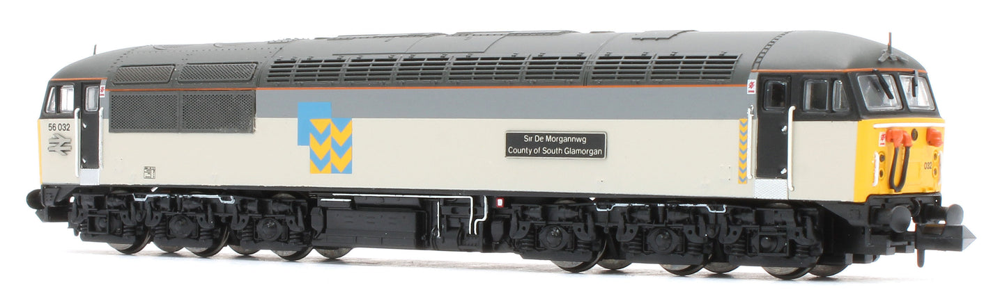 GM2210701D Class 56 032 County of South Glamorgan Railfreight Metals Diesel Locomotive - DCC Fitted