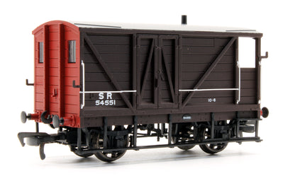 Pre-Owned LSWR 10T Goods Brake Van 54551 SR Post-1936 Mainland