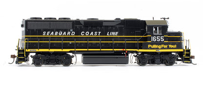 Pre-owned Genesis GP40-2 Seaboard Coast Line 'Pulling For You' - Road #1655 (DCC Sound Fitted)