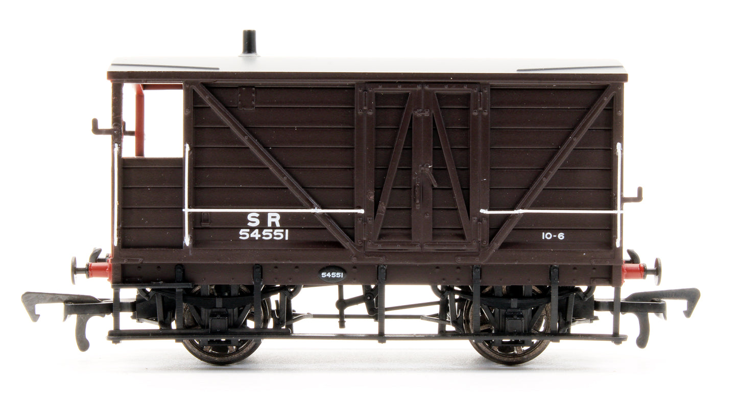 Pre-Owned LSWR 10T Goods Brake Van 54551 SR Post-1936 Mainland