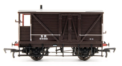 Pre-Owned LSWR 10T Goods Brake Van 54551 SR Post-1936 Mainland