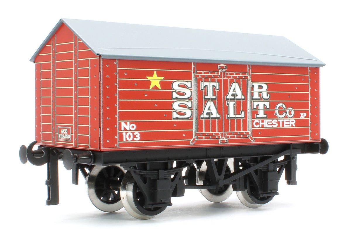 G/6-SV2 Set of 3 Private Owner Salt Wagons - Saxa Salt, Star Salt, Union Salt - Set 2