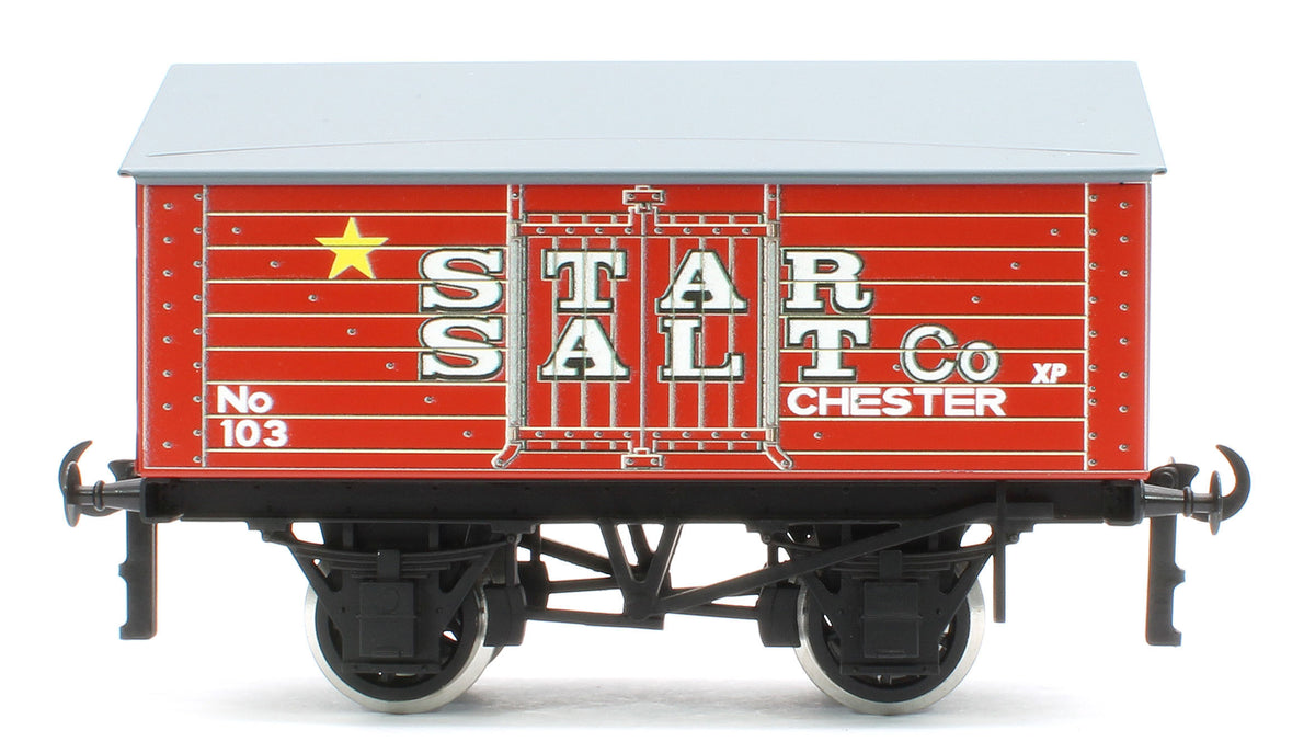 G/6-SV2 Set of 3 Private Owner Salt Wagons - Saxa Salt, Star Salt, Union Salt - Set 2