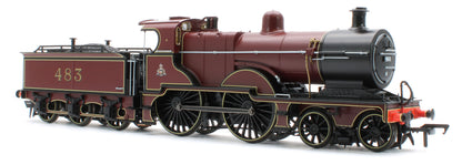 974502 Midland Railway 483 Class 4-4-0 Crimson No.483 Steam Locomotive - DCC Sound
