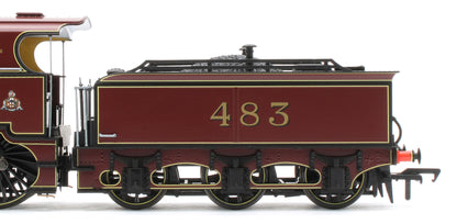 974002 Midland Railway 483 Class 4-4-0 Crimson No.483 Steam Locomotive
