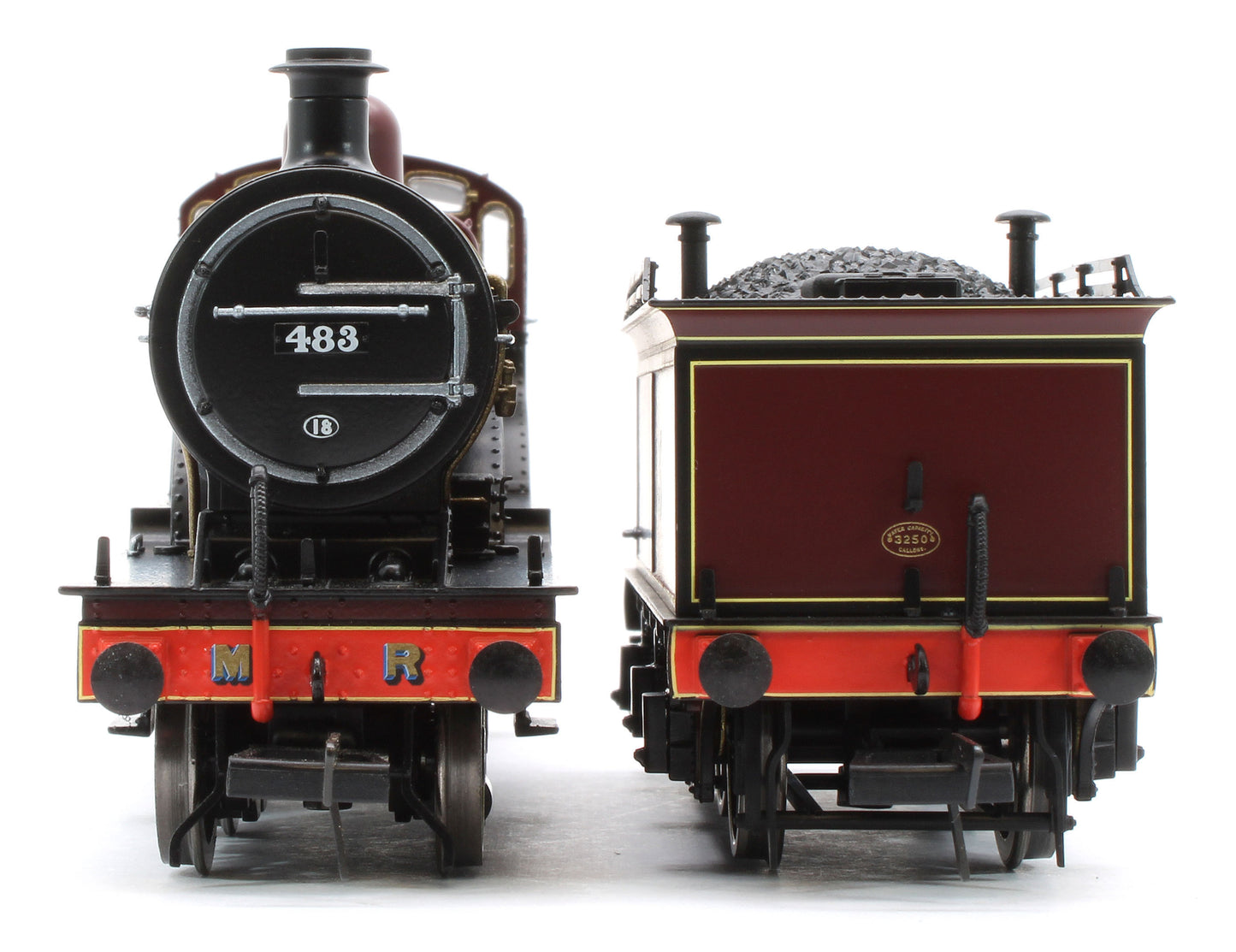 974002 Midland Railway 483 Class 4-4-0 Crimson No.483 Steam Locomotive
