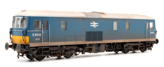 Pre-Owned Class 73 E6012 JB Electric Blue (Small Yellow Panels) Electro Diesel Locomotive - Custom Weathered - DCC Sound