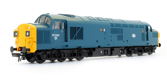 Pre-Owned Class 37/0 Diesel 37034 BR Blue Diesel Locomotive (DCC Sound Fitted)