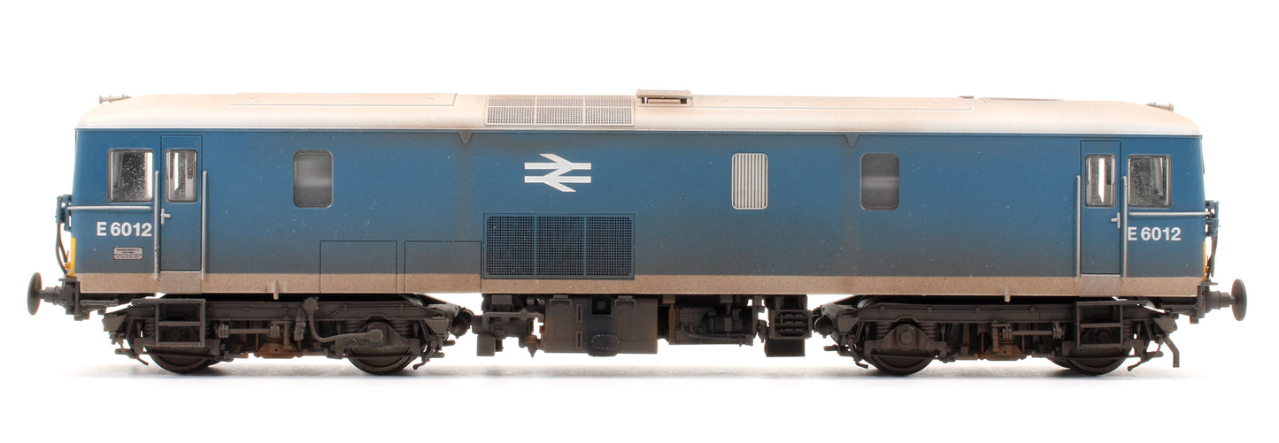 Pre-Owned Class 73 E6012 JB Electric Blue (Small Yellow Panels) Electro Diesel Locomotive - Custom Weathered - DCC Sound
