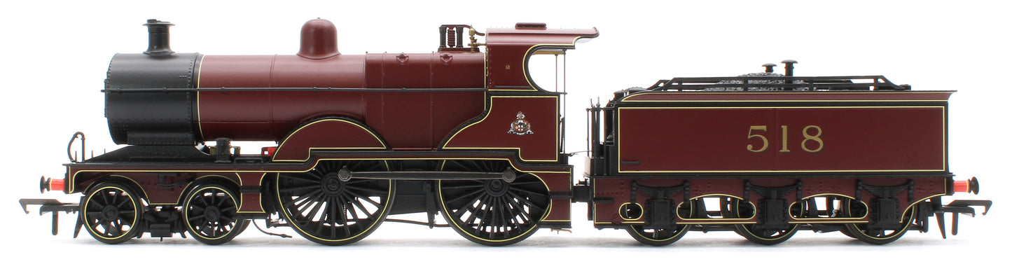 974003 Midland Railway 483 Class 4-4-0 Crimson No.518 Steam Locomotive