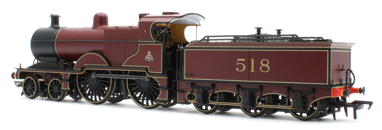 974003 Midland Railway 483 Class 4-4-0 Crimson No.518 Steam Locomotive