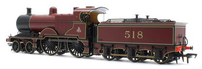 974003 Midland Railway 483 Class 4-4-0 Crimson No.518 Steam Locomotive
