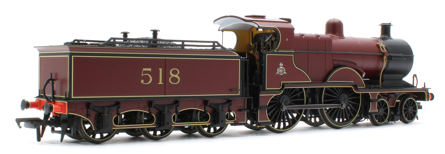 974003 Midland Railway 483 Class 4-4-0 Crimson No.518 Steam Locomotive