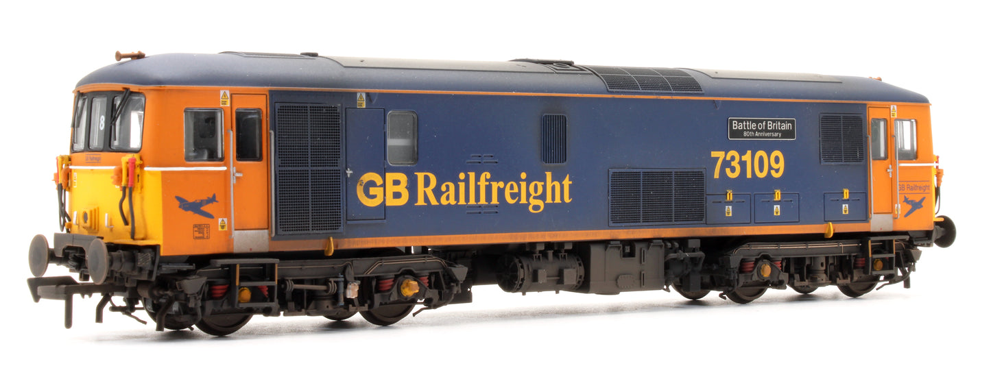 Pre-Owned Class 73 JB GB Railfreight Battle of Britain 73109 Electro Diesel Locomotive - Custom Weathered - DCC Fitted