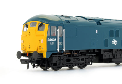 32-416SF Pre-Owned Class 24/0 24035 BR Blue Diesel Locomotive (DCC Sound Fitted)
